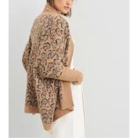 Anthropologie Léopard Print Bolero Sweater - Picture 8 of 8